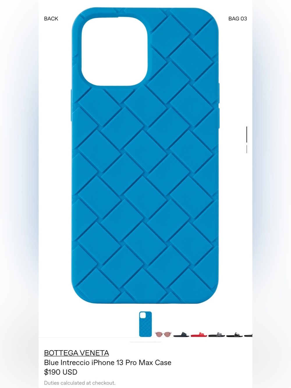 Bottega Veneta iPhone 13 Pro Max Case. Plus 3 APPLE Cases w/ purchase
